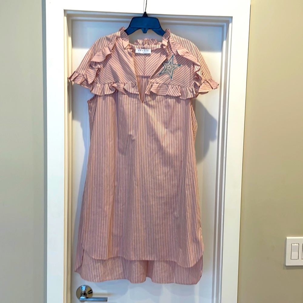 Sandro hi-low mini shirt dress size 2 (medium)